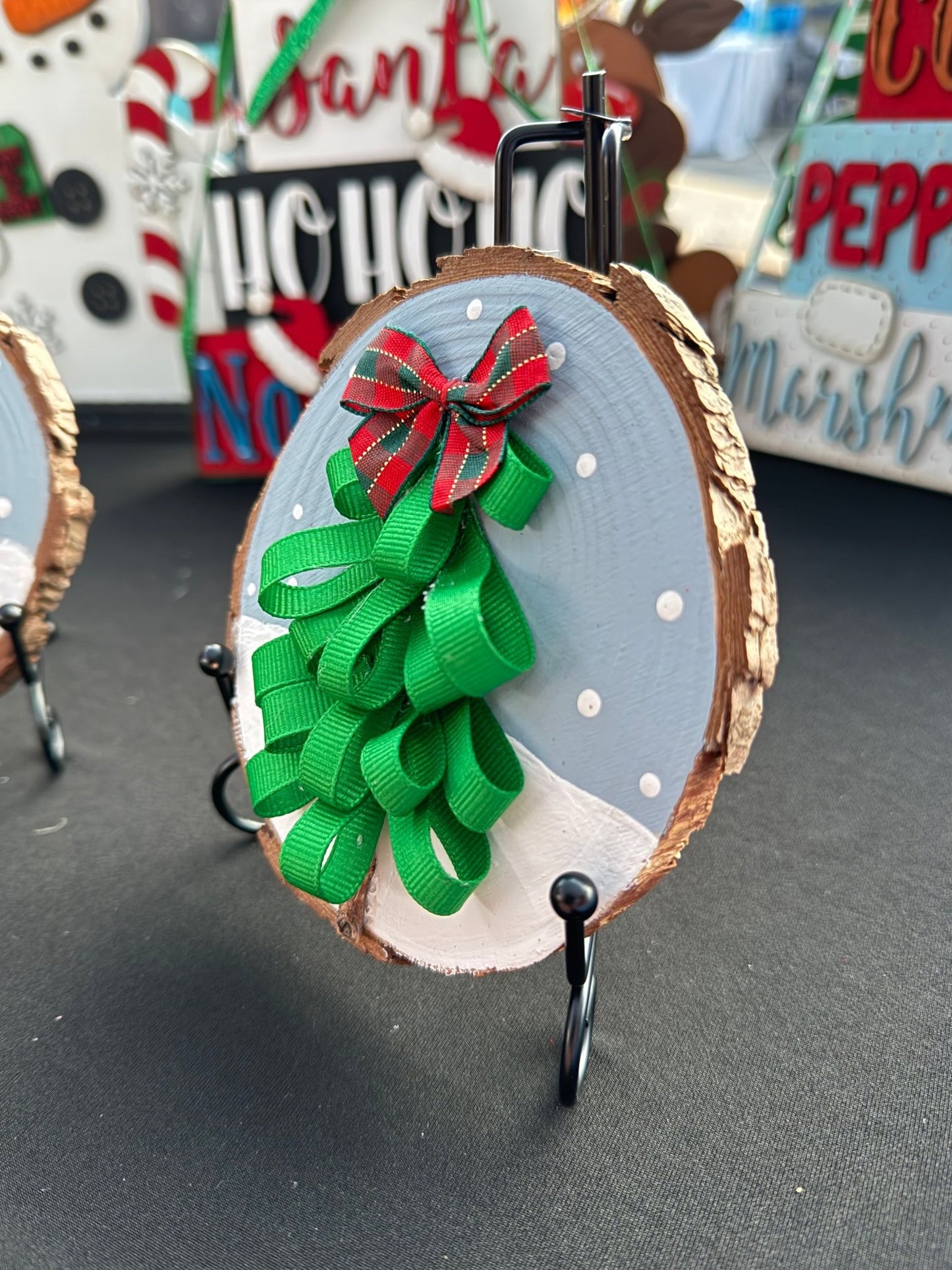 Wood Slice Ribbon Tree - Nifty Decor & More