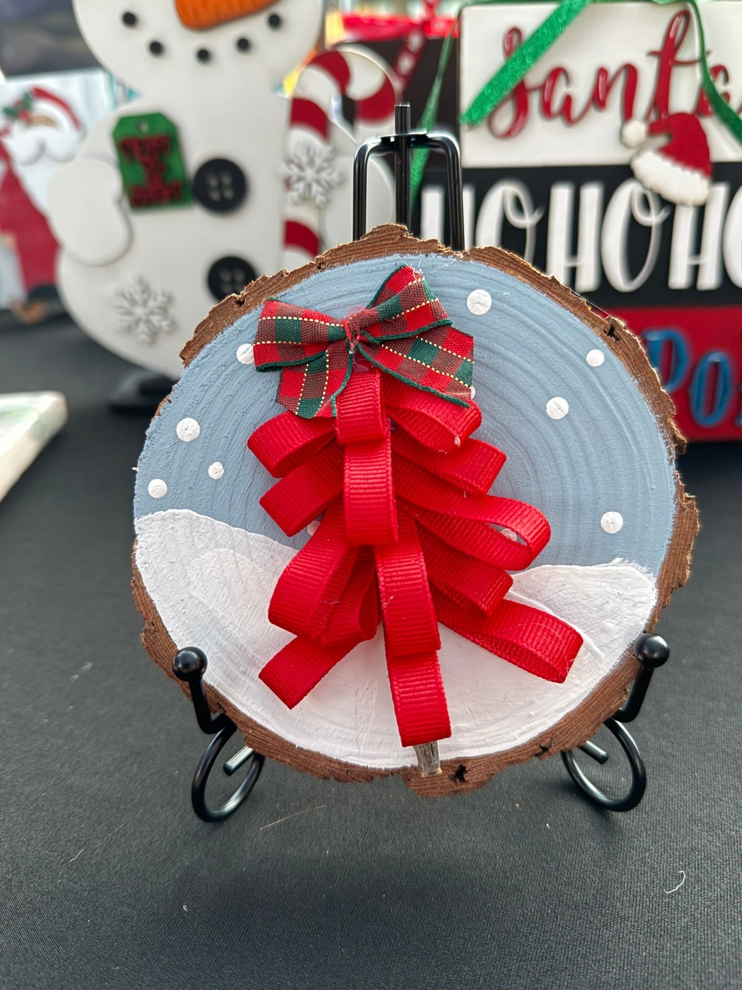 Wood Slice Ribbon Tree - Nifty Decor & More