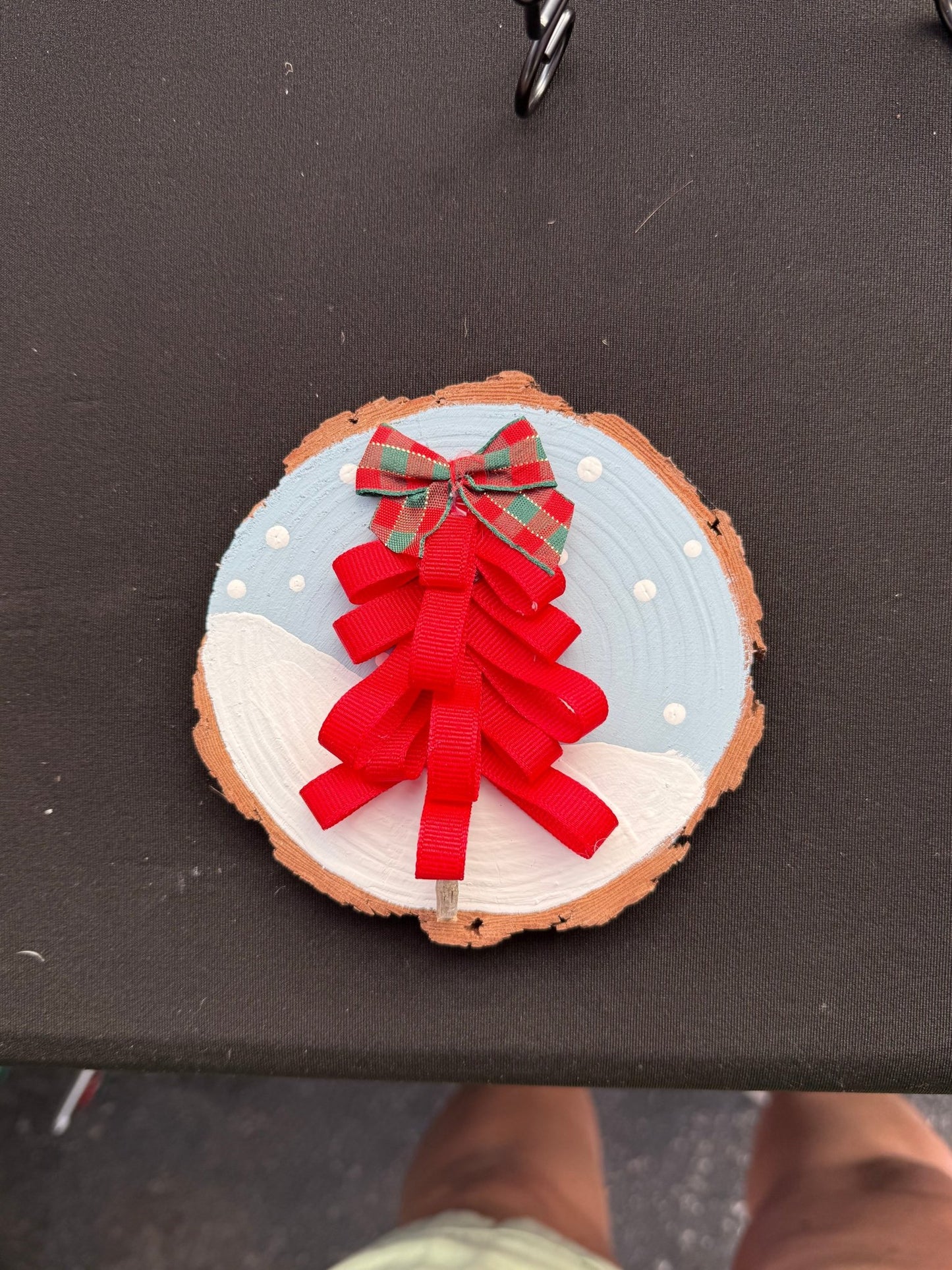 Wood Slice Ribbon Tree - Nifty Decor & More