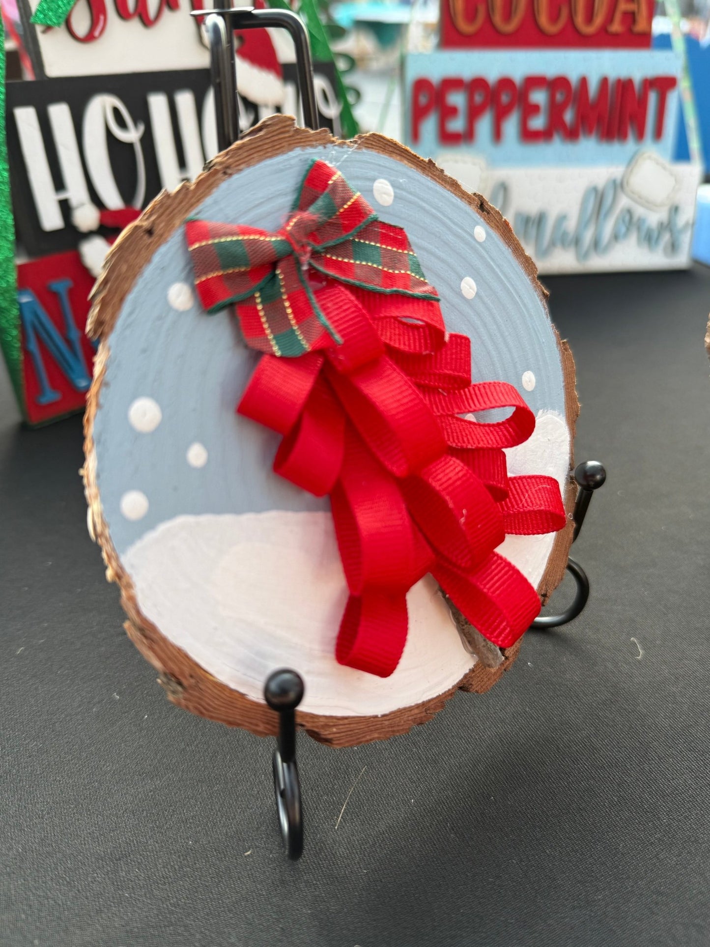 Wood Slice Ribbon Tree - Nifty Decor & More