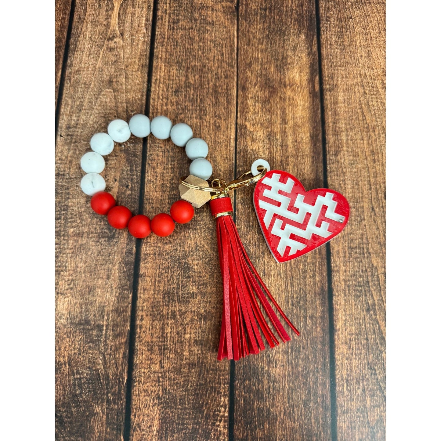 You’re A-Maze-ing Keychains Red Tassel