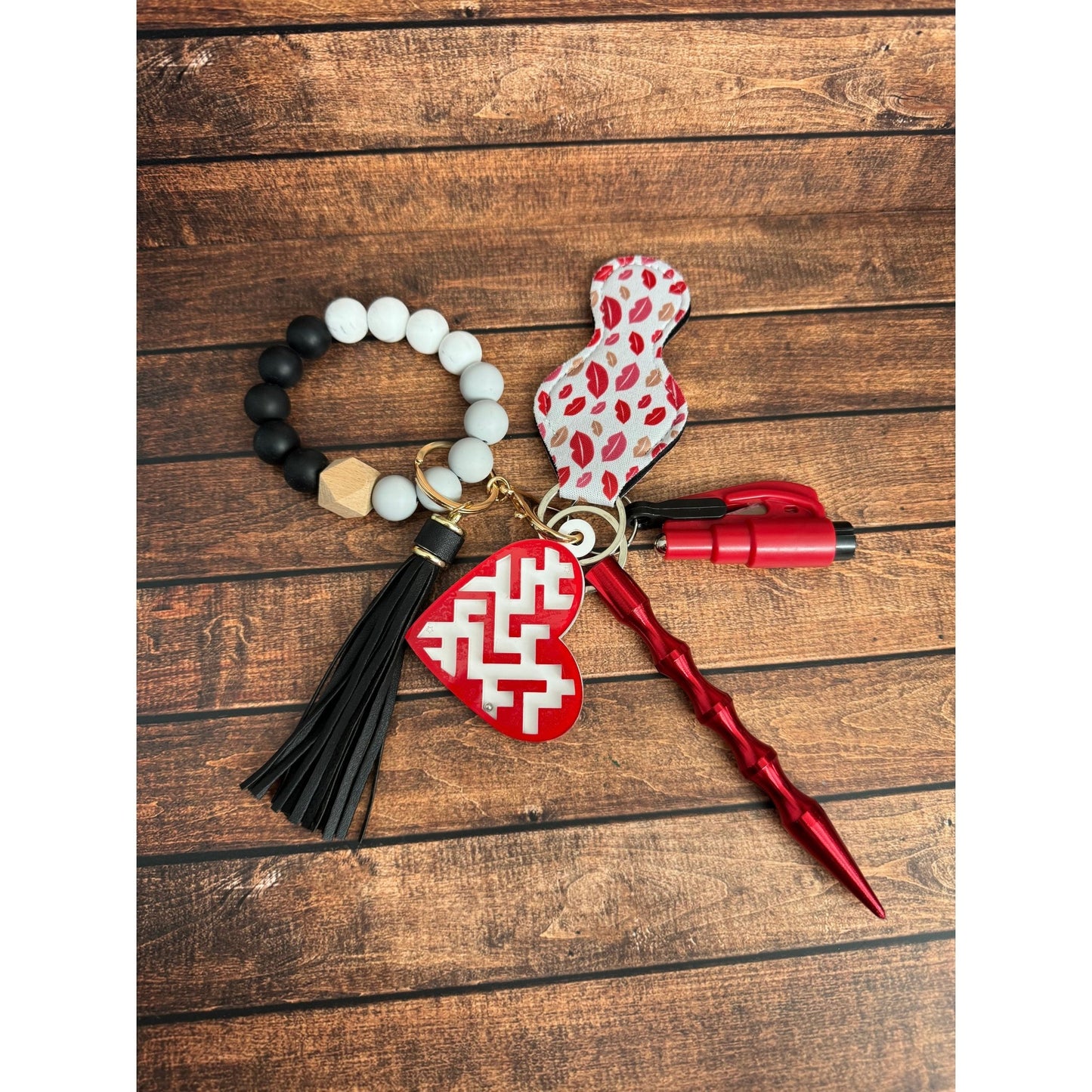 You’re A-Maze-ing Keychains Black Tassel - Self Defense