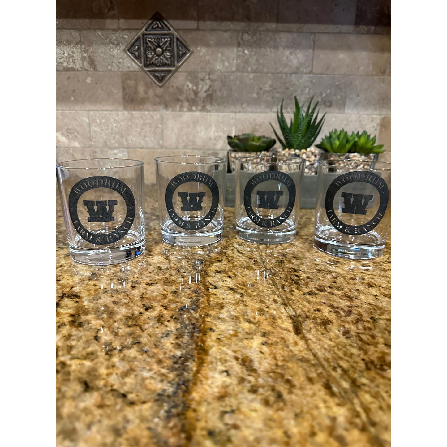 Laser-Etched Whisky Glasses Whiskey Glasses