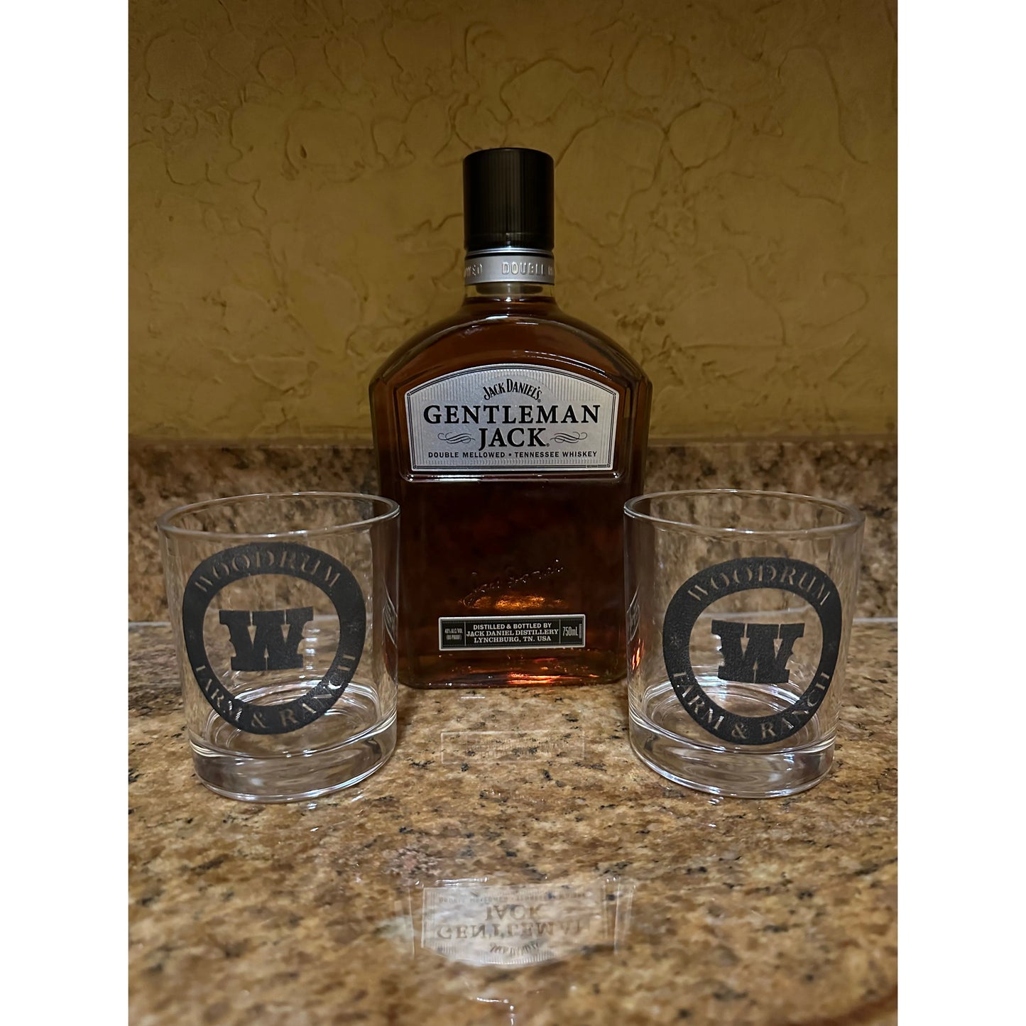 Laser-Etched Whisky Glasses Whiskey Glasses