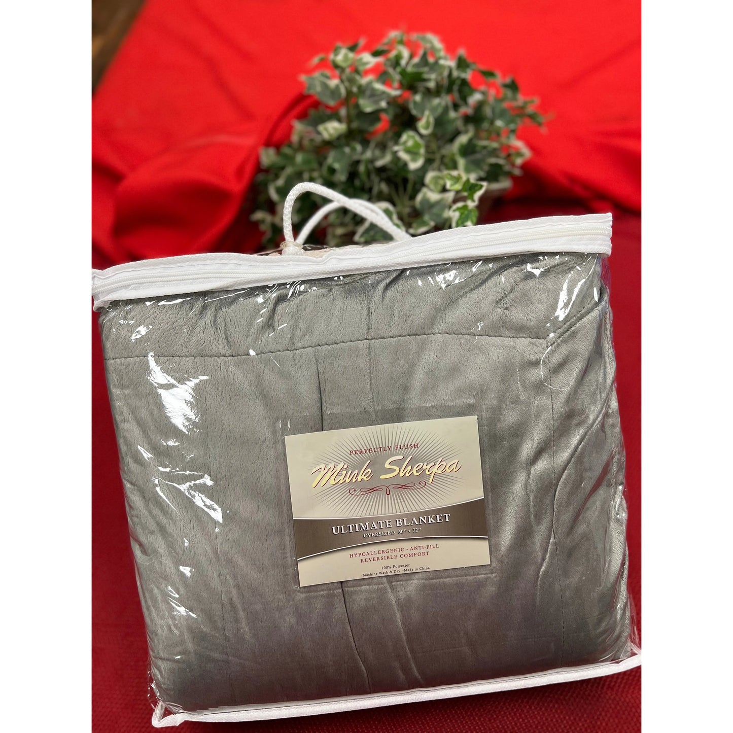 Embroidered or Laser Engraved - Oversized Sherpa Blanket Blankets
