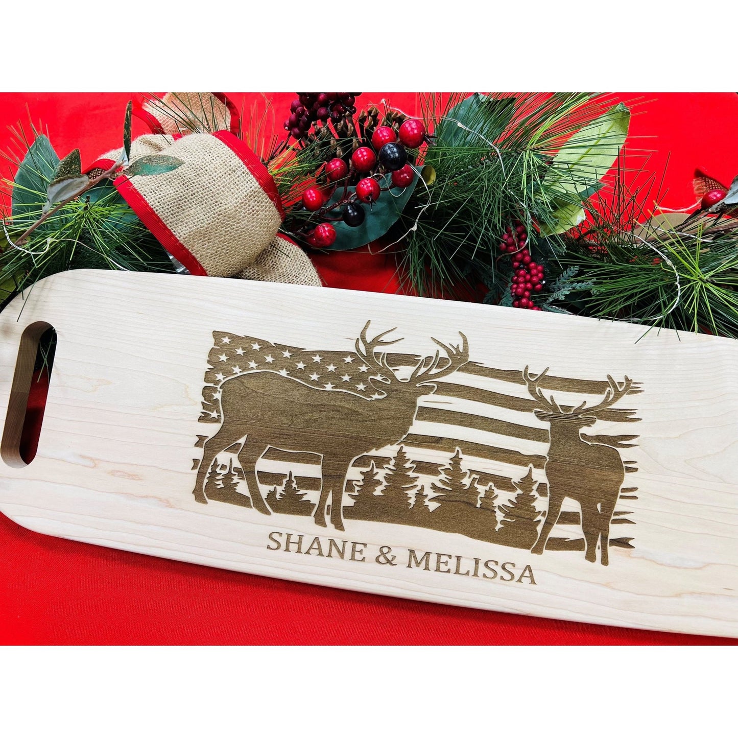 Maple Charcuterie Serving Board - Nifty Decor & More