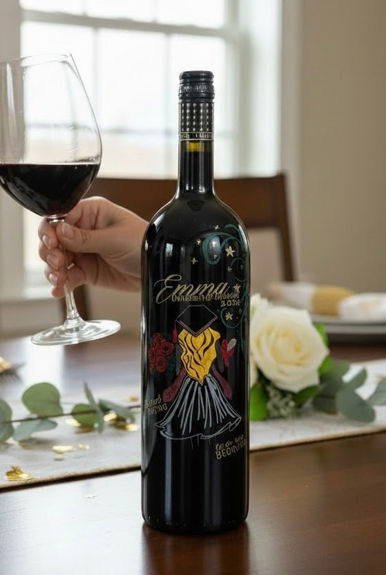 Engraved Wine Bottles - Nifty Decor & More