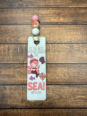 Valentine's Day Bookmarks Mermaid