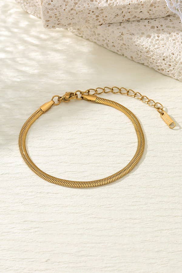 Waterproof Stainless Steel Bracelet, Tarnish-Resistant Stylish Wristwear, Casual & Formal Use, Gift for Loved Ones Bracelet Chain
