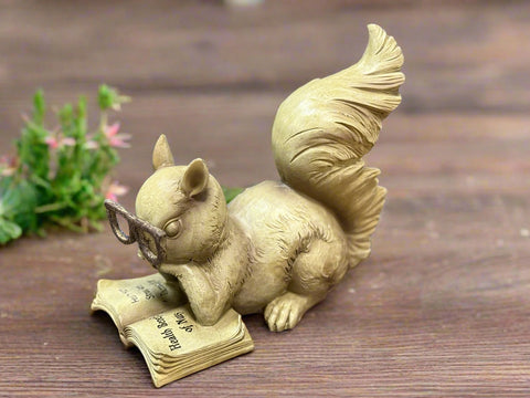 Spring Garden Critters: Charming Resin Figurines for Outdoor Decor, Home Accents, Perfect for Garden Lovers & Collectors Squirrel