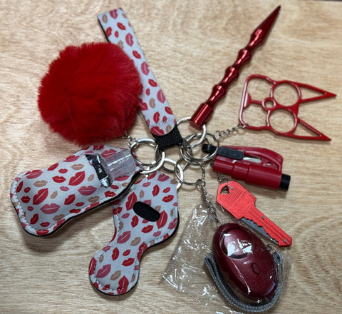 Pom Pom - Self Defense Keychains Lips