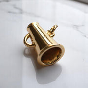 Megaphone Charm, bold and playful add-on, necklace bracelet anklet accessory, perfect gift for cheerleaders & loud souls charm