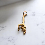 Gymnastics Charm add on, adorable acrobatic necklace or bracelet accessory, perfect for sports lovers, gift for gymnasts charm