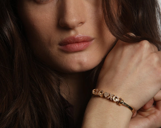 Mini Initial Charm - 8mm 14K Yellow Gold-Plated