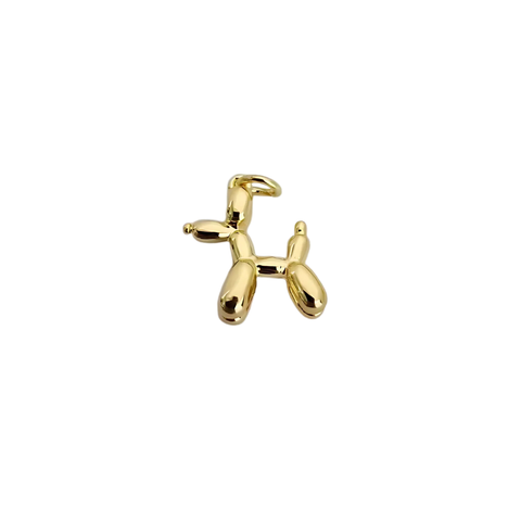 Balloon Dog Charm, Cute Playful Add-On for Bracelet or Necklace, Perfect Gift for Dog Lovers & Trendsetters Balloon Animal charm