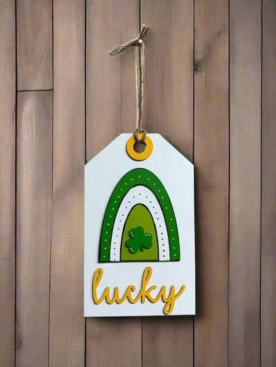 St. Patrick's Day Door Tag St. Patrick's Day Shelf Sitter