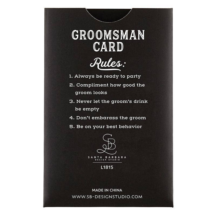 Groomsman - Bottle Opener Groom