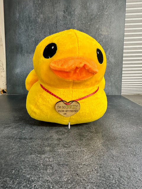 Duck. Duck. Valentine  Medium stuffed duck (12”) You’re a Waddle Fun 