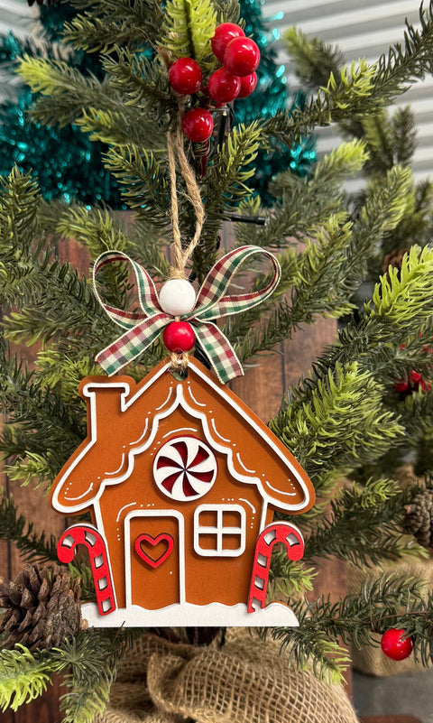 Gingerbread House Ornament    