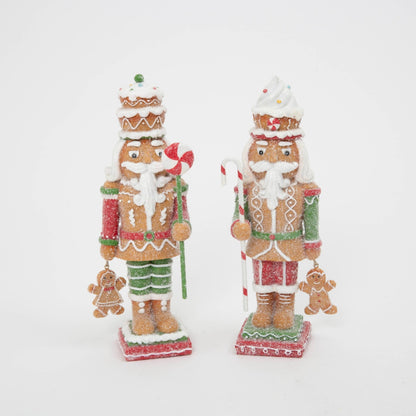 10" Christmas Resin Gingerbread Figurine - Nifty Decor & More
