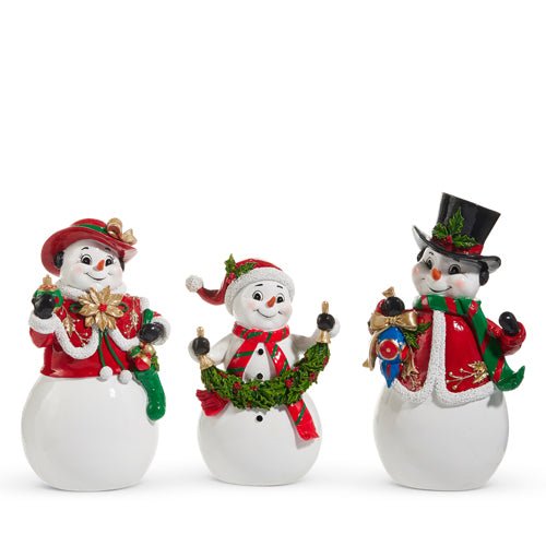 10" Festive Snow Family