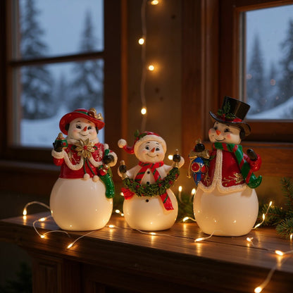 10" Festive Snow Family - Nifty Decor & More