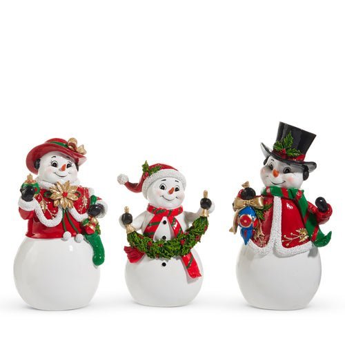 10" Festive Snow Family - Nifty Decor & More