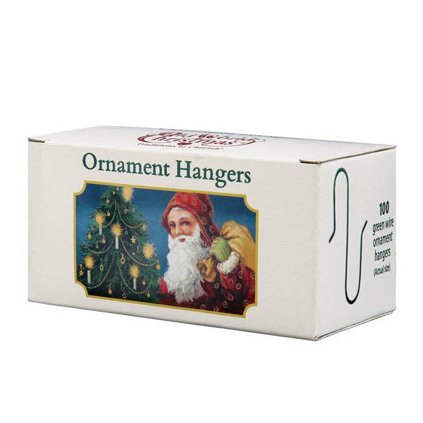 100 Green Ornament Hangers - Nifty Decor & More