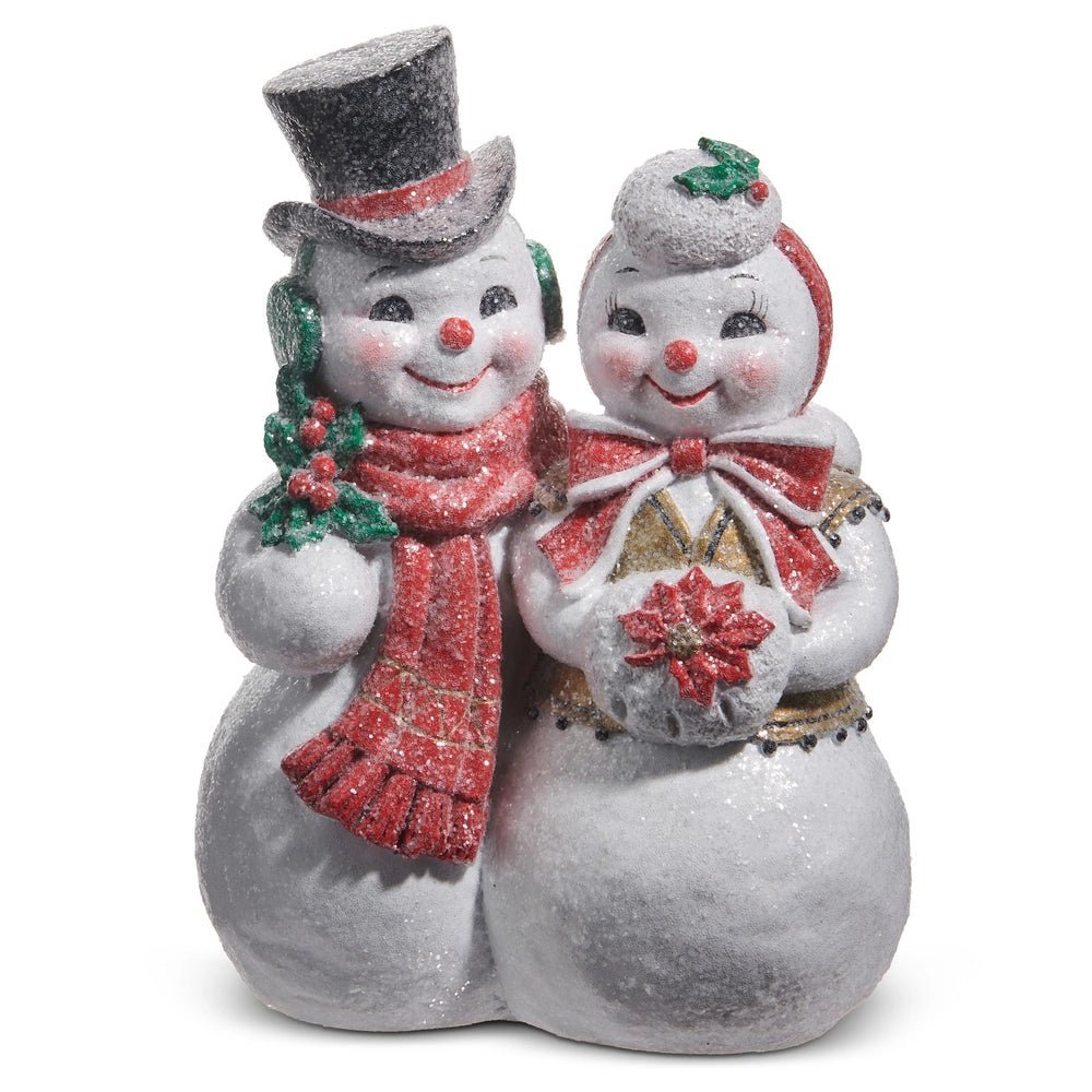 10.25" The Magic of Christmas Snow Couple - Nifty Decor & More