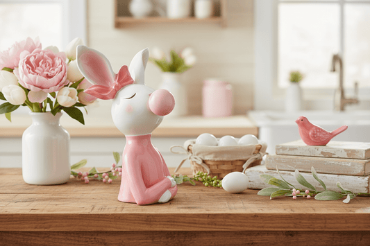 10.75" Bubble Bunny - Nifty Decor & More