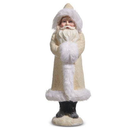 11" Ivory Old World Santa - Nifty Decor & More