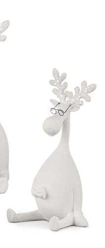 12" Moose with Glasses - RAZ - Nifty Decor & More