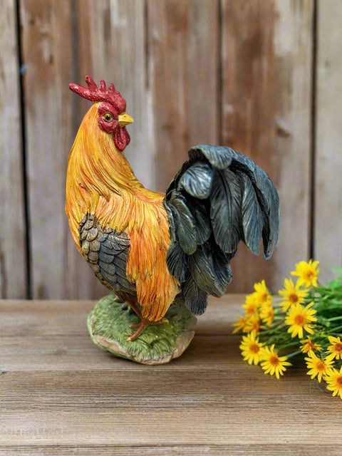 Farmhouse Rooster Figurine