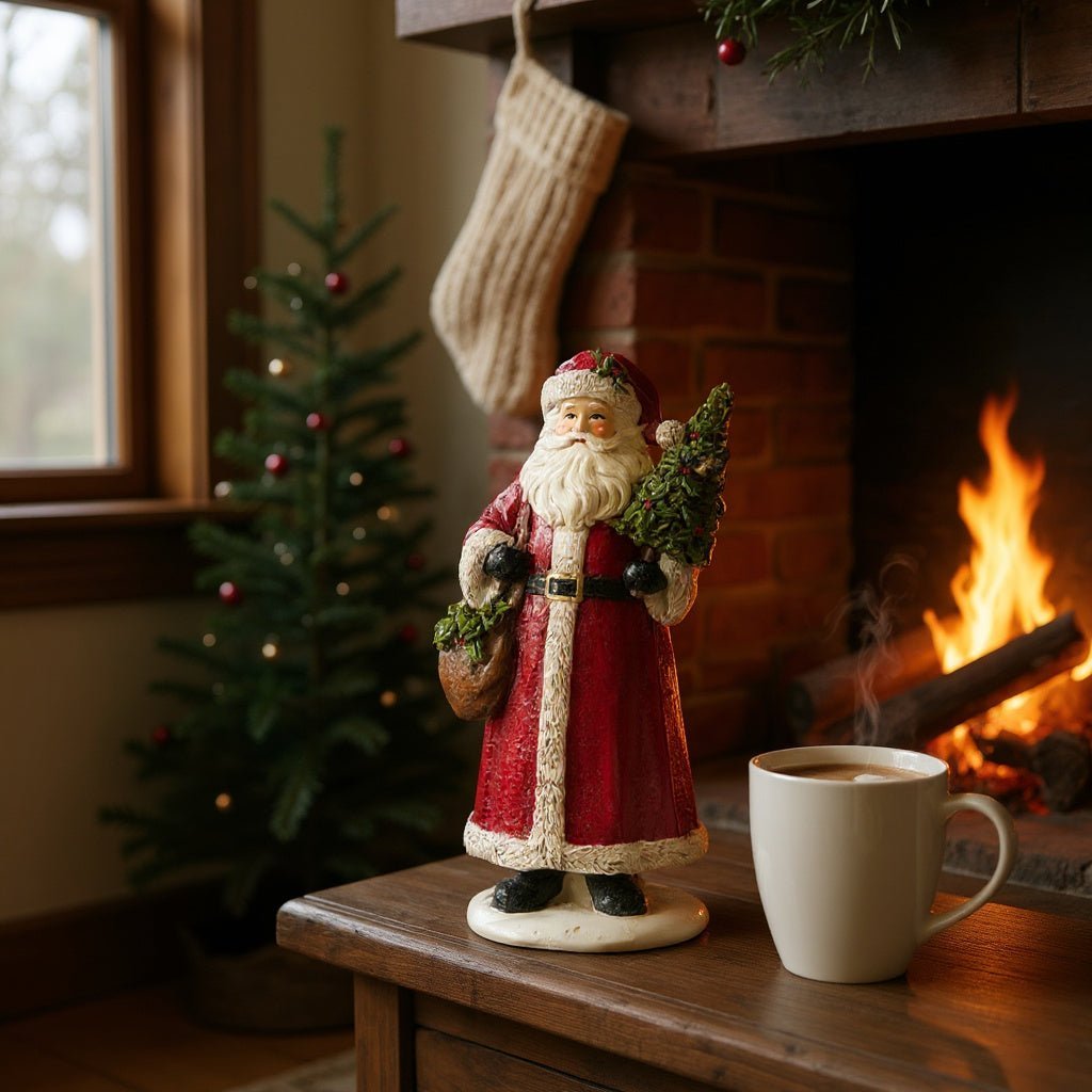 12.5" Holiday Santa - Nifty Decor & More