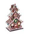 13"GINGERBREAD COOKIE 3 - LAYER LED HOUSE - Nifty Decor & More