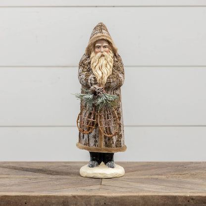 14" Snow Shoe Belsnickle Santa figurine