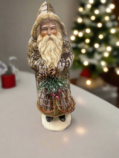 14" Snow Shoe Belsnickle Santa figurine