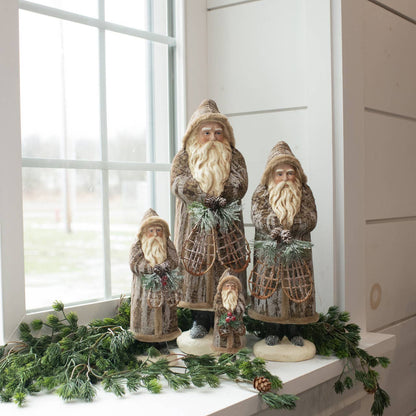 14" Snow Shoe Belsnickle Santa figurine