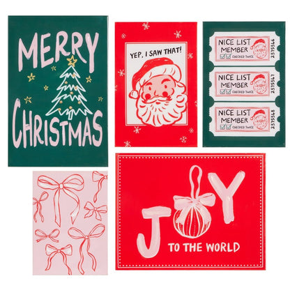 14.25" Pink Christmas Wall Art - Nifty Decor & More