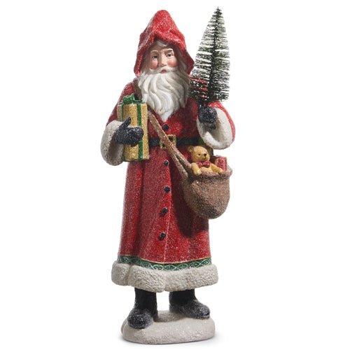 15.5" Red Santa with Bag - RAZ