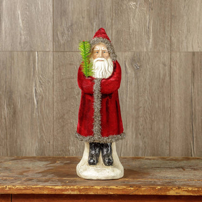 16" Deep Red Velvet Belsnickle - Nifty Decor & More
