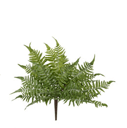 16" Fern Bush - Artificial Fern Plant, Lifelike Greenery, Home Decor, Indoors, Wedding Centerpieces & Floral Arrangements - Nifty Decor & More