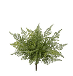 16" Fern Bush - Artificial Fern Plant, Lifelike Greenery, Home Decor, Indoors, Wedding Centerpieces & Floral Arrangements - Nifty Decor & More