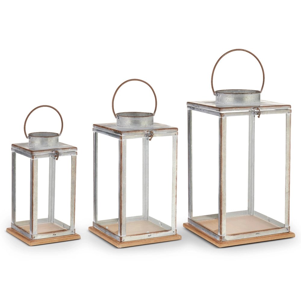 16" Galvanized Lanterns - Nifty Decor & More