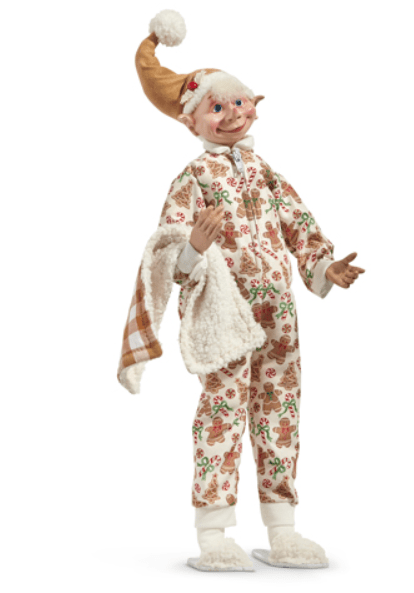 16" Gingerbread Dreams Elf - Nifty Decor & More