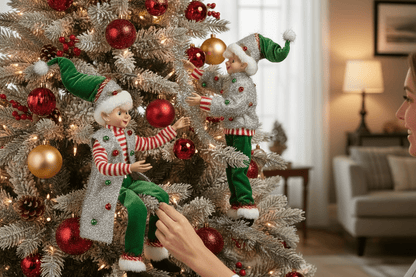 16" Posable Christmas Party Elf - Nifty Decor & More