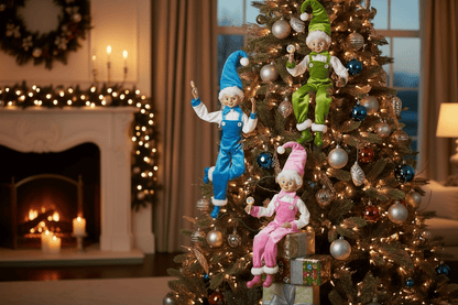 16" Posable Jolly Elf - Nifty Decor & More