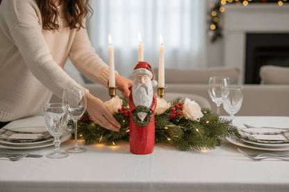 17" Carved Santa - Nifty Decor & More