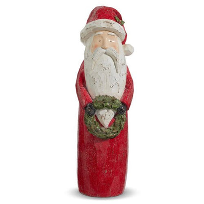 17" Carved Santa - Nifty Decor & More