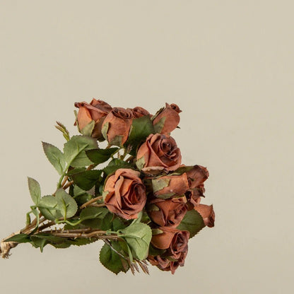 17" Sunset Dried Mini Rose Bundle - Nifty Decor & More